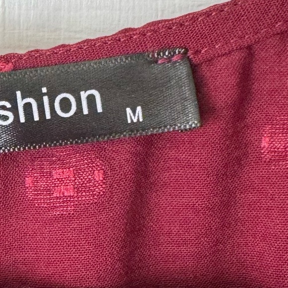 Burgundy Midi Dress - Picture 5 of 8